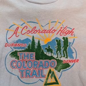 Vintage 90s Colorado Trail Durango to Denver Crew T-shirt